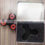 Metal Box Package Fidget Toy Hand Spinner With Ceramic 608 Bearing