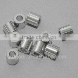 small chrome plated round metal bushing