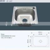 42*38cm Extra Deep Single Bowl Stainless Steel Kitchen Sink thumbnail-1