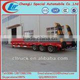 3-axle Low Bed Trailer, Low Bed Semi Trailer, Low Bed Truck Trailer thumbnail-1