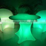PE Materials Rechargeable Remoted Controled Decorative Led Table for Bar or Restaurant thumbnail-1