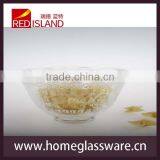 5.5 Inch Fashion Relief Glass Bowl With Chinese Word thumbnail-1