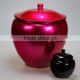 High Quality Best Selling Eco Friendly New Collection Large Bamboo Jar in Lacquerware From Vietnam thumbnail-1