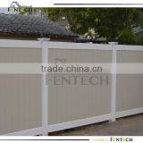 2014 Hot Sale UV Safety Privacy Apartment Vinyl Fence