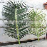 LXY081006 outdoor decorative palm leaves roof plastic artificial palm tree leaves