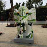 Fiberglass Garden Elephant Sculpture thumbnail-2