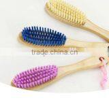 High Quality Solid Wood Brush Soft Wool Washing Brush/multi-purpose Cleaning Shoes Brush With Long Handle thumbnail-3