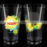 Food Grade Clear Glass Customise Glass Cup for Promotional thumbnail-1