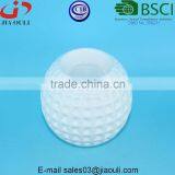 BSCI Audit Factory New Design Dimple Ball Shape White Ceramic Tea Light Holders thumbnail-2