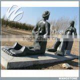 Life Size Brass Art Make a Proposal Garden Statuary thumbnail-1