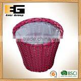 Red Rattan Garden Planter/ Storage Baskets/Bathroom Basket thumbnail-1