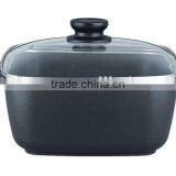 20cm Square Casseroles With Glass Lid thumbnail-1