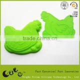 Heat Resistant Hen Shape Anti Slip Silicon Mat FDA Food Grade