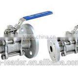 Stainless Steel 2PC Ball Valve,Flange End, Direct Mounting Pad thumbnail-2