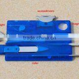 Promotional Multifunction Swiss Pocket Tools Card With LED Light thumbnail-1