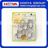 12 Pcs Stainless Steel Cookie Fruit Cutter Star Flower Heart and Round Shape Biscuit Baking Mould thumbnail-6