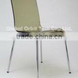 New Design Acrylic Dining Chairs Simple Style Plastic Coffee Chair thumbnail-2