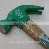 Berrylion 0.25-0.5kg Claw Hammer Forged Finished Claw Hammer With Wooden Handle thumbnail-5