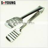39052 Stainless Steel Kitchen Tongs BBQ Grill Food Salad Tongs Ice Tongs thumbnail-1