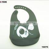 16076 Food Grade Cute Baby Pouchs,Waterproof Promotinal Gift Nice Silicone Baby Bibs,Kids Silicone Bellyband thumbnail-1