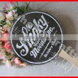 Customized Paper Fan With Wood Handle thumbnail-3