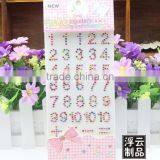 Crystal Letter Stickers Gemstone Stickers Scrapbook Decor Stickers