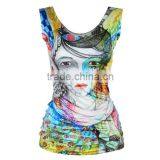 OEKOTEX-CERTIFICATE Factory Custom Polyester Microfiber Sublimation Sleeveless Shirt thumbnail-1