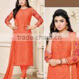 Salwar Kameez Glamour Style Readymade Embroidery Suits thumbnail-1