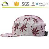 Print 5-Panel Hats Adjustable Buckle 5 Panel Caps thumbnail-3