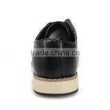 Black Brown Business pu Leather Shoe Stock for Man thumbnail-3