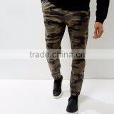 2017 Custom OEM Men Green Camo Print Joggers With Pockets Fitness Gym Khaki Breath Jogger Pants thumbnail-2