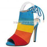 Zm50323b Europe Lady Sexy Stiletto Heel Shoes Colours Women Sandals thumbnail-1