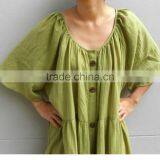 Fat Summer Cotton Dress Casual Cotton Summer Dresses Hot Sale thumbnail-2
