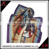 Top Quality Beautiful Pattern Smooth Nature Silk Women Scarf thumbnail-3