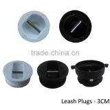 New Surf Leashes Plugs Black and White 2.5cm Surfing Leash Box thumbnail-6