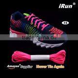 Press Release Nylon Soft and Durable No Need Tie Flat Polyester Elastic Shoelace for for Pregnant Mommy, Patients - Grey thumbnail-4