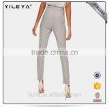 New Design Women Stylish Formal Slim Cigarette Linen Casual Pant Patterns thumbnail-2