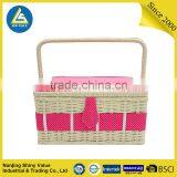 Woven Storage Basket Large Size With Old-fashioned Feel