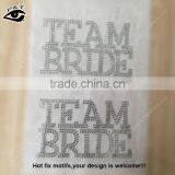 Bride Rhinestone Transfers Hot Fix Rhinestone Wedding Motifs Crystal Heat Transfers for Clothing thumbnail-5