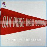 Vintage OAK RIDGE HIGH SCHOOL Felt Vintage Pennant Flag 23.5 Inches Simple Red thumbnail-1