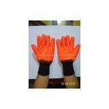 Fluorescent Single Dipped PVC Glove, Foam Insulated Liner, Smooth Finish, Knit Wrist thumbnail-2