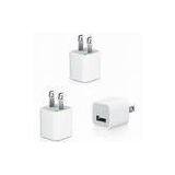 Iphone 5V 1A Usb Power Charger , Mobile Phone Travel Charger