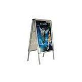 Silver technique metal display stand  / aluminum a frame display boards
