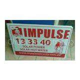 Flexible Anti - UV Polypropylene Hollow Corrugated Plastic Signs 8mm 10mm 12mm
