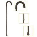 #JL9280L – Height Adjustable Lightweight Round Handle Walking Cane With Comfortable Foam Handgrip, Black thumbnail-1