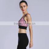 Women's Zip Front Wireless High Impact Active Yoga Sports Bras thumbnail-3