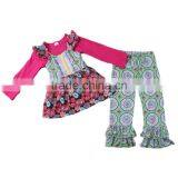 Girls Cheap Boutique Fall And Winter Outfits 2017 High Quality Ruffles Outfits thumbnail-1