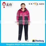 Polyester Raincoat With Reflective Tapes thumbnail-3