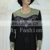 Islamic Clothing 100%polyester Fabric Material Muslim Arab Thobe Thawb Robe Abaya thumbnail-2