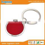 High Quality Round Shape Custom Metal Name Keychain Custom Metal Keyrings